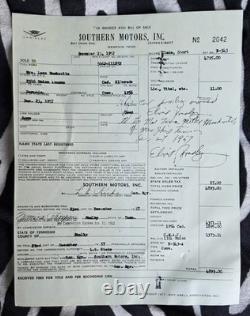 Vintage Elvis Presley 1956 First Custom Cadillac Pendant Necklace 1977 Rare