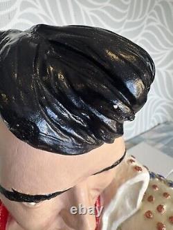 Vintage Elvis Presley Chalk Ware Bust Rare and Collectable Piece Rock and Roll Vintage Elvis Presley Chalk Ware Bust Rare and Collectable Piece Rock and Roll