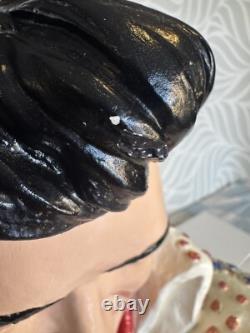 Vintage Elvis Presley Chalk Ware Bust Rare and Collectable Piece Rock and Roll