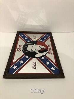 Vintage Elvis Presley Confederate Dukes Of Hazzard Mirror VERY RARE