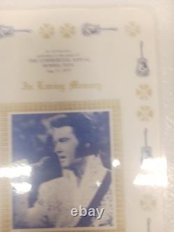Vintage Elvis Presley Document In Loving Memory Rock N Roll Memorabilia Rare