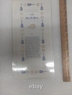 Vintage Elvis Presley Document In Loving Memory Rock N Roll Memorabilia Rare