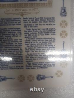 Vintage Elvis Presley Document In Loving Memory Rock N Roll Memorabilia Rare