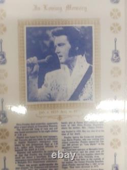 Vintage Elvis Presley Document In Loving Memory Rock N Roll Memorabilia Rare