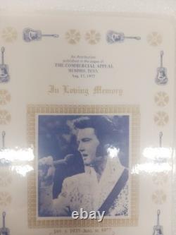 Vintage Elvis Presley Document In Loving Memory Rock N Roll Memorabilia Rare