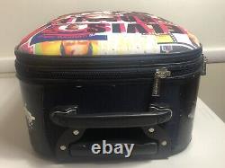 Vintage Elvis Presley Genuine Signature Product Carry On Luggage withWheels RARE