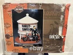Vintage Elvis Presley Harley-Davidson Cookie Jar Vandor Ltd Ed. Rare HTF New