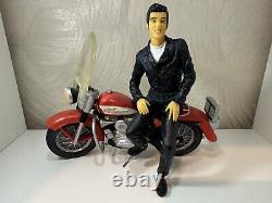 Vintage Elvis Presley Harley-Davidson Cookie Jar Vandor Ltd Ed. Rare HTF New