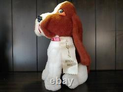 Vintage Elvis Presley Hound Dog Plush Stuffed Dog By The Rushton Company (RARE)