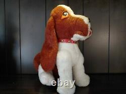 Vintage Elvis Presley Hound Dog Plush Stuffed Dog By The Rushton Company (RARE)