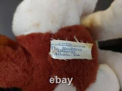 Vintage Elvis Presley Hound Dog Plush Stuffed Dog By The Rushton Company (RARE)