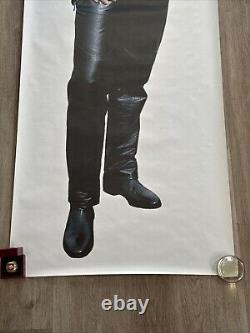 Vintage Elvis Presley Life Size Poster 74 x 26 Door Hanger Rare Leather 6 Foot