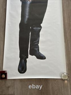Vintage Elvis Presley Life Size Poster 74 x 26 Door Hanger Rare Leather 6 Foot