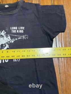 Vintage Elvis Presley Long Live The king 70s shirt Size small S Rare
