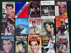 Vintage Elvis Presley Magazine Lot of 15 Rare Magazines