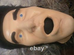 Vintage Elvis Presley Mask Costume Mascot Head Adult Size Unisex Rare