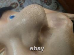 Vintage Elvis Presley Mask Costume Mascot Head Adult Size Unisex Rare