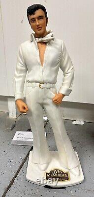 Vintage Elvis Presley McCormick Whiskey Decanter Empty With Wooden Base RARE 19