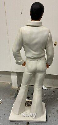 Vintage Elvis Presley McCormick Whiskey Decanter Empty With Wooden Base RARE 19