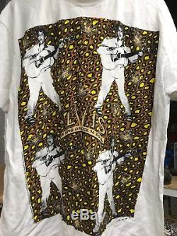 Vintage Elvis Presley Mosquitohead White T Shirt Sz XL Rare 80s 90s Rock Rap