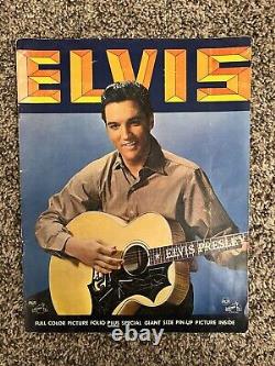 Vintage Elvis Presley PictureFolio 1963 With Poster Rare RCA SmallCreaseInPoster