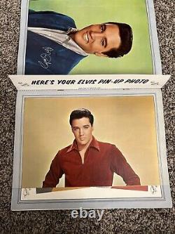 Vintage Elvis Presley PictureFolio 1963 With Poster Rare RCA SmallCreaseInPoster