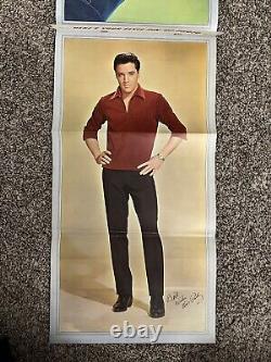 Vintage Elvis Presley PictureFolio 1963 With Poster Rare RCA SmallCreaseInPoster