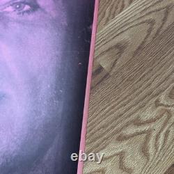 Vintage Elvis Presley Poster Late Era Original 23x35 Pink Black RARE Punk