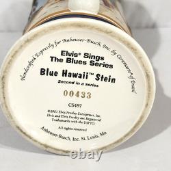 Vintage Elvis Presley Sings The Blues Blue Hawaii Collector Stein #433 RARE