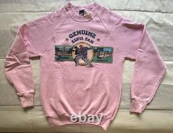 Vintage Graceland Elvis Presley Sweatshirt Size Medium Screen Stars Pink Rare