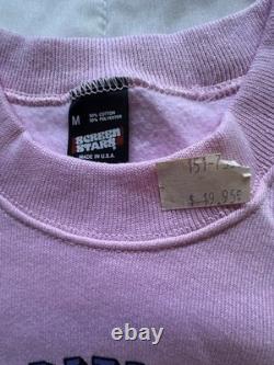 Vintage Graceland Elvis Presley Sweatshirt Size Medium Screen Stars Pink Rare
