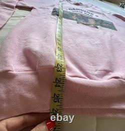 Vintage Graceland Elvis Presley Sweatshirt Size Medium Screen Stars Pink Rare