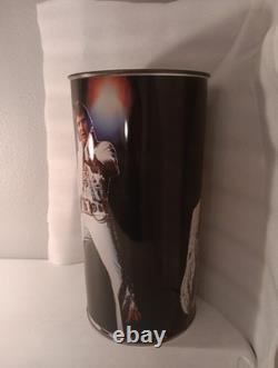 Vintage Metal Elvis Presley 1977 Trash Can Boxcar Industries Rare King Lives On