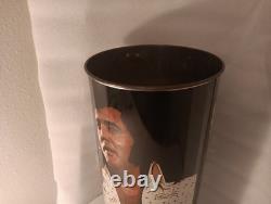 Vintage Metal Elvis Presley 1977 Trash Can Boxcar Industries Rare King Lives On