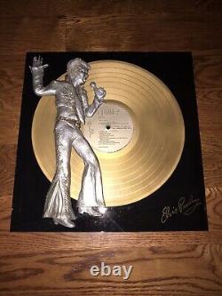 Vintage Original ELVIS Presley Elvis' Gold Record 3D Plaque RARE Col. Parker