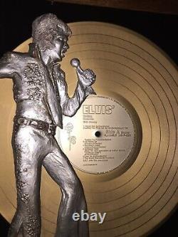 Vintage Original ELVIS Presley Elvis' Gold Record 3D Plaque RARE Col. Parker