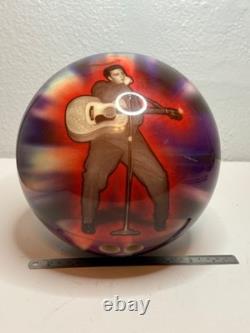 Vintage RARE Elvis Presley Bowling Ball SEE PICS FOR STAINS