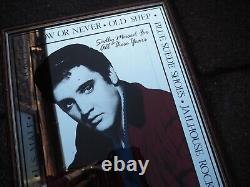 Vintage RARE Elvis Presley Sadly Missed Glass Mirror LARGE 65cm x 50cm