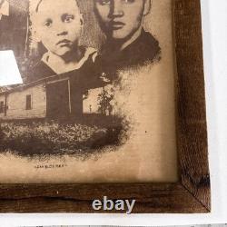 Vintage Rare Elvis Presley Commemorative Art Print Montage Life Portrait