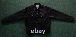 Vintage Rare LEE Elvis Presley Graceland Black Denim Jacket Sz M Memphis Epe Inc