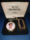 Vintage Valdawn Elvis Presley Musical Pocket Watch Love Me Tender With Box Rare