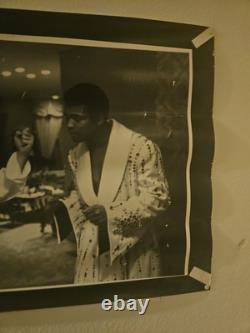 Vintage elvis presley and muhammad ali Poster 32 X 23 Rare