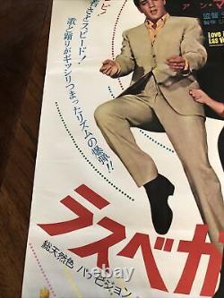 Viva Las Vegas 1964 Japanese B2 movie poster ELVIS PRESLEY ANN-MARGRET RARE