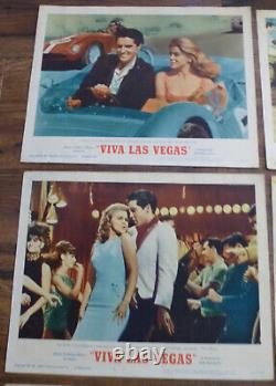 Viva Las Vegas Elvis Presley Ann Margret Original 1964 Rare Lobby Card Set