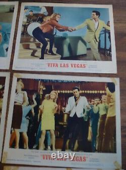 Viva Las Vegas Elvis Presley Ann Margret Original 1964 Rare Lobby Card Set