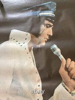Vtg 1972 Rare OOP HTF Elvis Presley Collectors Poster 70s Pop Wall Art Original