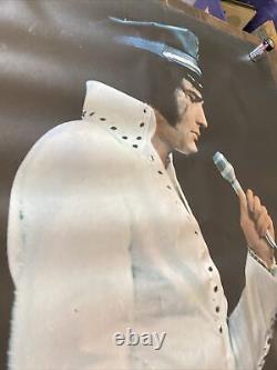 Vtg 1972 Rare OOP HTF Elvis Presley Collectors Poster 70s Pop Wall Art Original