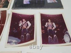 Vtg 1977 Original Fan Photos of Elvis Presley Lot of 4 With Earlier Extras Rare