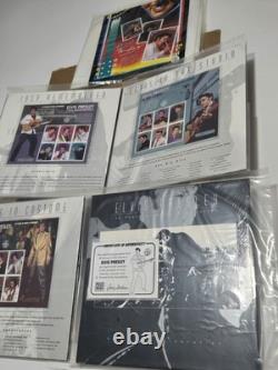 Vtg 1997 Elvis Presley Stamps, T-Shirt Set NIB With Original Shipper Box RARE