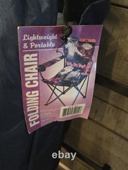 Vtg Elvis Presley VIVA LAS VEGAS Folding Travel Chair In Bag E. P. E. NOS RARE
